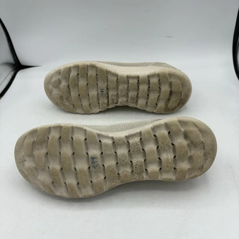 Skechers Shoes Womens Size 10 GOwalk Joy Sensational Day 124187 Taupe Slip On